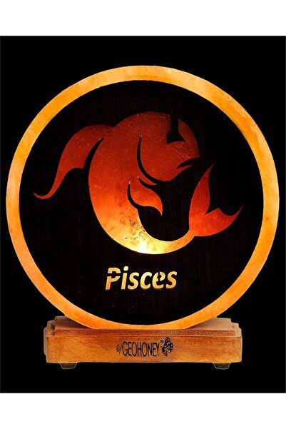 Geohoney Himalayan Salt Lamp - Zodiac Sign Pisces GH-CSL-042 I