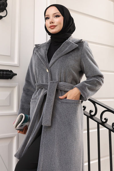 benguen Tay Feather Coat E9154 Anthracite