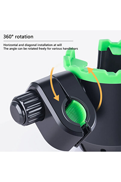 Avex 2-IN-1 holder for phone and water bottle, mount on motorcycle, bicycle, scooter, kick scooter