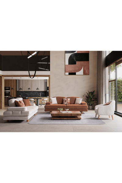 Neef Living MOCHA KOLTUK TAKIMI 3+3+1