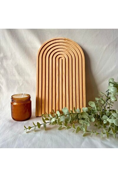 GenelTedarik Bambu Gökkuşağı dekoratif sunumluk , 33 x 24 cm