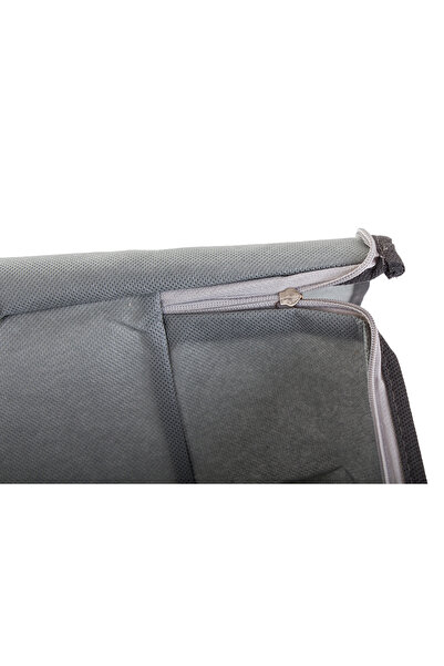 zola Storage bag, universal, grey with zipper, 60x45x30 cm