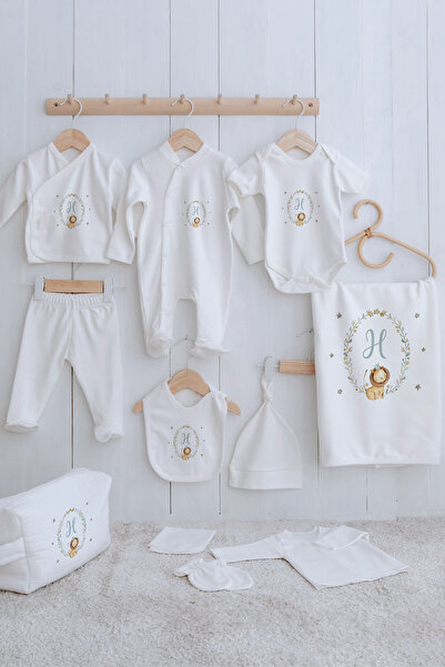 Tuğba Kuğu Organic 11-Piece Hospital Release - Little Lion Series - Letter H