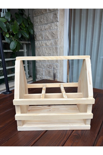 Utex El Yapımı Ahşap 6’lı Bira Taşıma Kasası – Tasarım Biralık, Hediye Seçene...