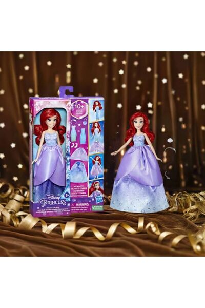 mattel Disney Ariel Doll with Accessories - 28 cm, Inspired by The Little Mermaid