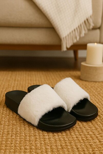 luvo shoes Daily Orthopedic Non-Slip Sole Fur Women's House Slippers