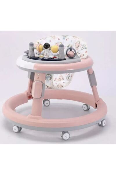 OEM Premergător pliabil pentru bebeluși cu roți silențioase și jucării intera...