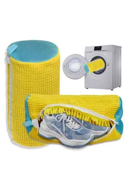 MWAOWM Sac de spalare pentru incaltaminte, set 2 bucati, Nailon/Poliester, ga...