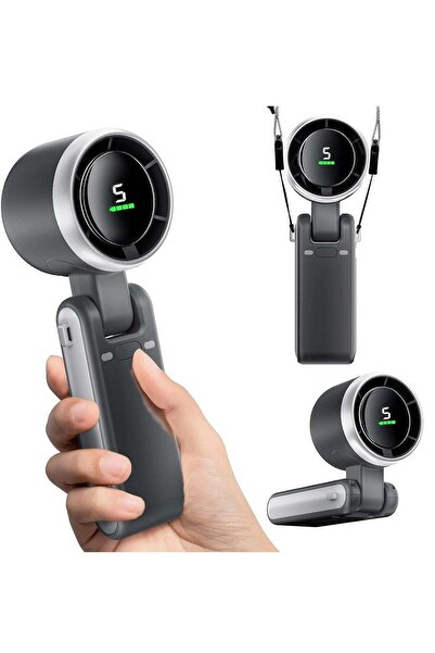 Generic Portable Handheld Mini Fan,Foldable Powerful Winds Turbo Fan, USB Rechargeable Personal Outdoor Fan