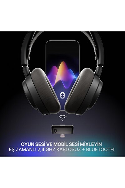 SteelSeries Arctis Nova 7 Gen 2 Wireless Oyun Kulaklığı - Siyah