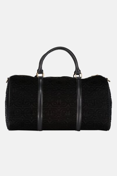 Sam Edelman Women Textured Large Duffle Bag, Black