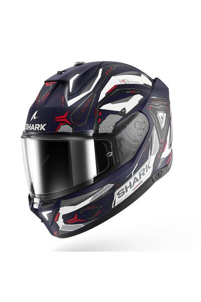Shark SKWAL İ3 LINIK MAVİ BEYAZ SİYAH KAPALI KASK