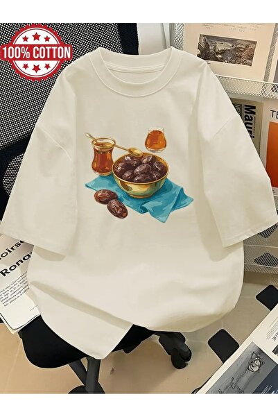 CLASİVA Modern Design Custom Printed Unisex Oversized Crew Neck T-Shirt