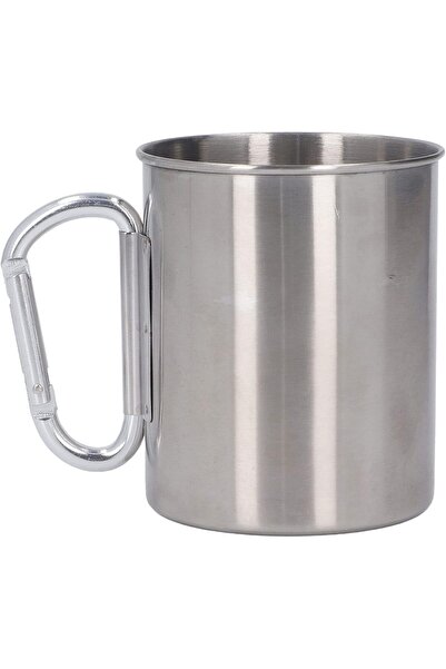UBX Carabiner mug, 250 ml, stainless steel, silver plated