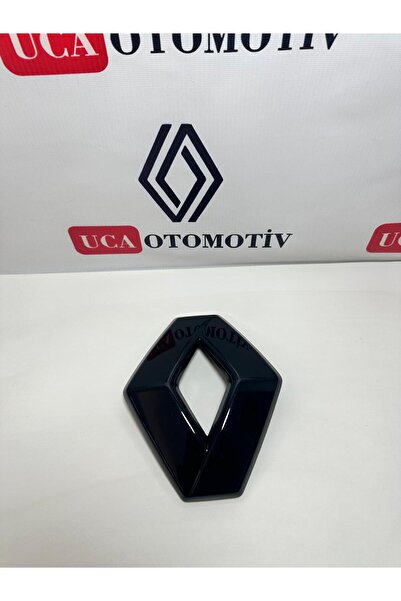 uca otomotiv Panjur Arması Ön Logo Siyah - Renault Clio 4 Fluence Megane 3 62...