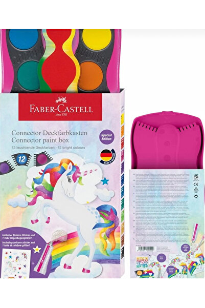 Faber Castell Unicorn Connector Paint Box Sulu Boya