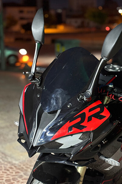 Banxtre RKS SRK125R için Reflektörlü Kırmızı RR Kafa Detay Sticker Etiket