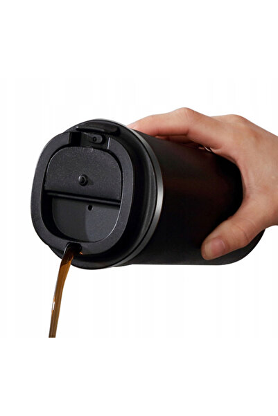 zola Thermal mug, 510 ml, stainless steel and plastic, anti-slip coating, 17x8 cm, blue