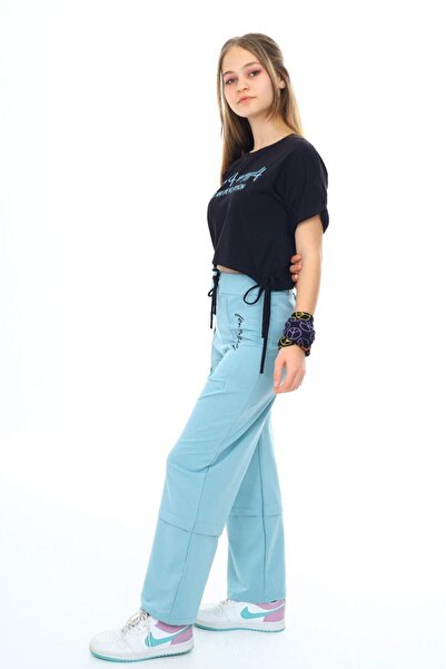 Asortix Κοριτσίστικο καλοκαιρινό σετ φόρμας 100% βαμβακερό