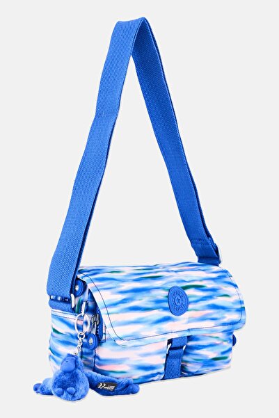 Kipling حقيبة كتف نسائية بتصميم ربطة عنق، متعددة الألوان