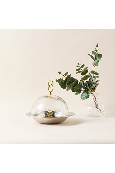 Lifestyle Stainless Steel Date Bowl with Dome Lid - 20 cms