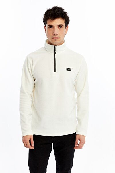 Champp Summit Напівзастібка-блискавка Чоловічий полярний светр Чоловічий білий полярний светр Cmp2506-01