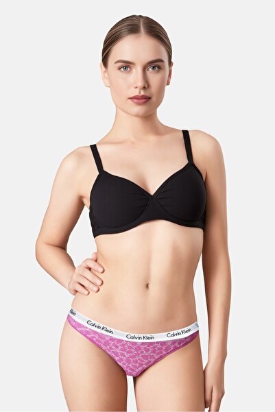 Calvin Klein سراويل داخلية نسائية منسوجة، أرجوانية