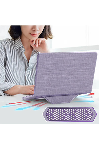 NewFace Compatible MacBook Pro 16 2021 MacBook Fabric Cover (182015) - Purple