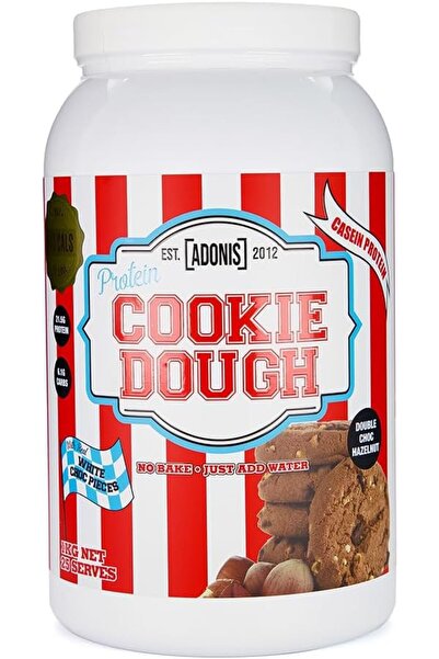 Adonis Protein Cookie Dough | 21.5g Casein Protein | Double Chocolate with Hazelnut (1 kg)