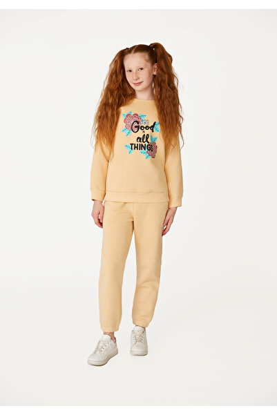 Elsima Girl Waitress Three-Piece Pajama Set Winter