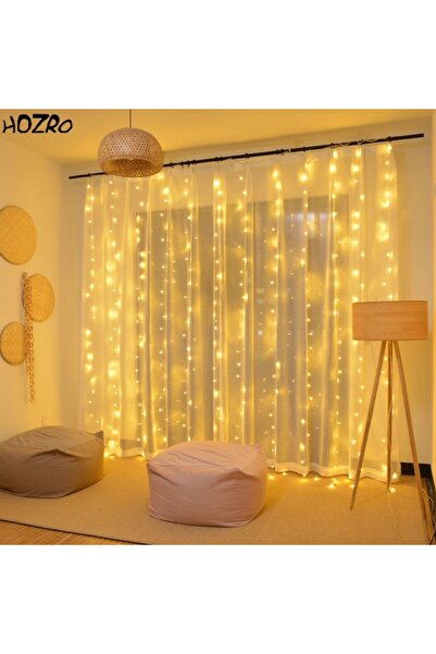 HOZRO Perdea luminoasă 2×2 m, 240 LED-uri