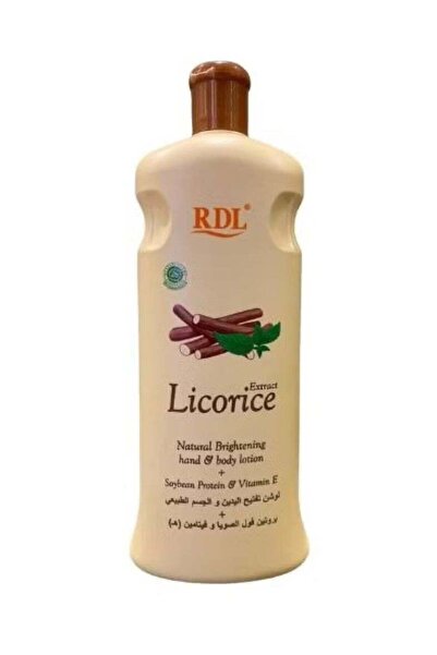 RDL لوشن طبيعي لتفتيح اليدين والجسم بخلاصة عرق السوس 600 مل