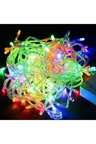 selling depot LED Christmas String Lights, 7 m, 100 LEDs, 8 Light Modes, Multicolor