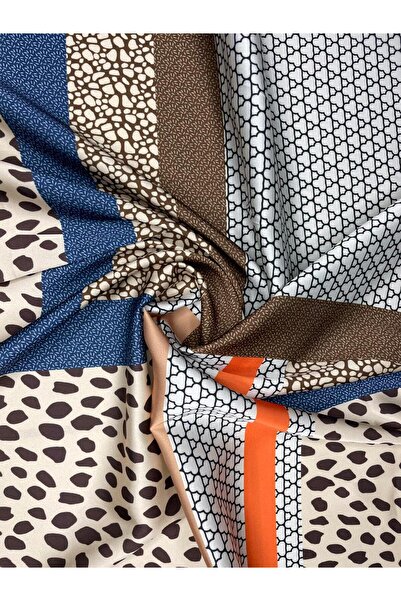 Bolder Scarf 45*100 cm Navy/Brown Scarf