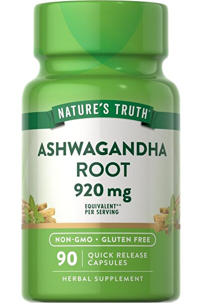 Nature's Truth Ashwagandha Capsules | 920 mg | 90 Count | Non-GMO & Gluten Free Supplement