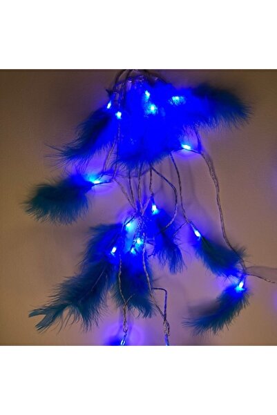 selling depot Διακοσμητικά φωτάκια LED σε σχήμα φτερού, 20 LED, 3,5 m, μπλε -