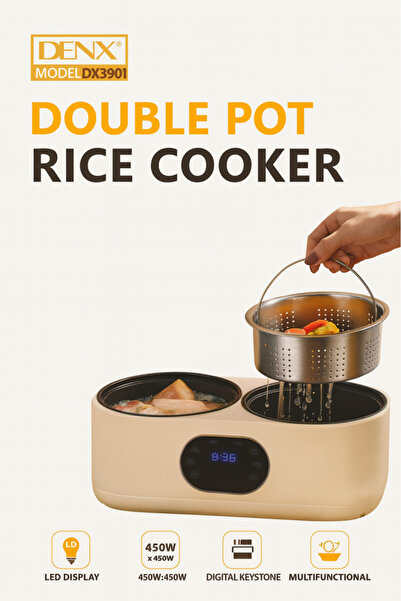 DX 2-in-1 Dual Cooker (Double Cooking Pot)