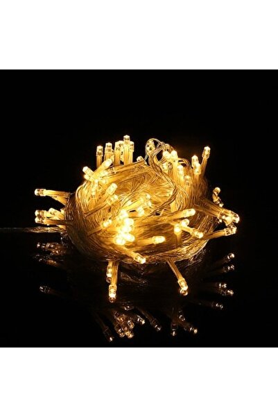 HOZRO Șir luminos transparent, 8 m, 100 LED-uri — Alb cald