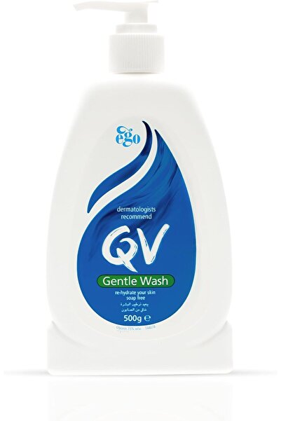 Qv Wash Re-hydrates Dry Skin Soap Free, 500 ml, Multicolour