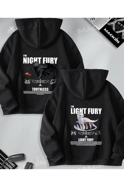 Bestteks Light & Night Fury Couple Sweatshirt