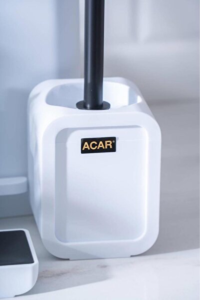 ACAR Astoria White Square 5 Piece Bathroom Set