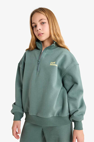 DeFacto Green Girl's Top and Bottom Set F8401A8/Gn758