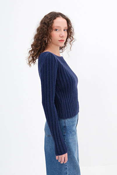 Addax Soft Textured Knitwear Sweater K3371-D4