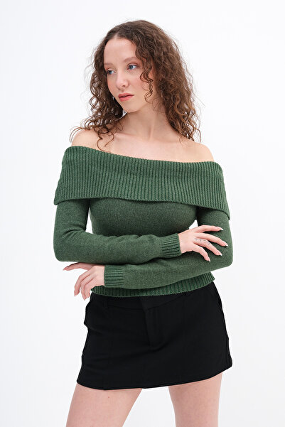 Addax Boat Neck Knitwear Sweater K3452