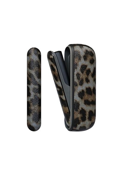 OEM IQOS Iluma Leopard Case Grey – Anti-Shock, Scratch-Resistant (TPU+PU+PC)