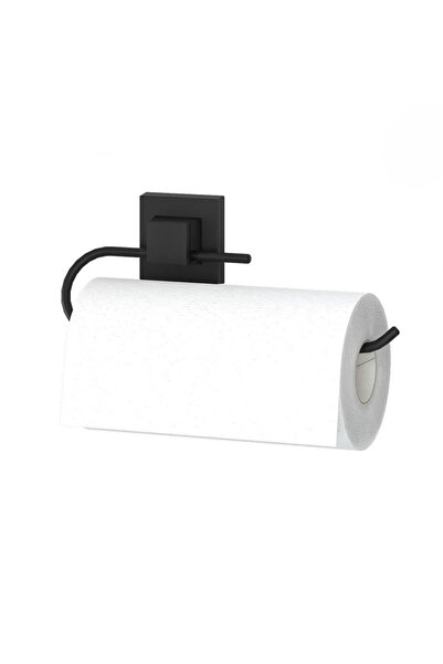 MegaVitrin Tekno Tel EF-240 Siyah Kağıt Havluluk | Yapışkanlı/Vidalı Deliksiz...