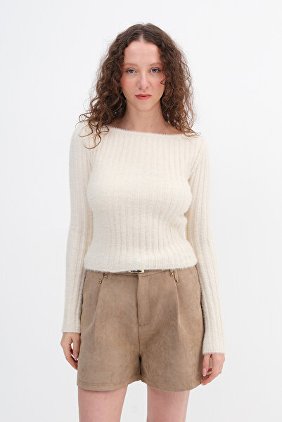 Addax Soft Textured Knitwear Sweater K3371-D4