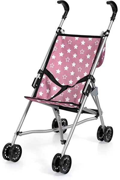 Bayer عربة أطفال بتصميم مظلة للدمى حتى 18 بوصة مع ملحقات مدمجة (للأعمار من 3 سنوات فما فوق)