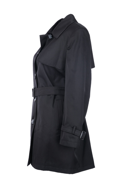 TOLGA SARAÇOĞLU 60076 SİYAH MİDİ BOY TRENÇKOT