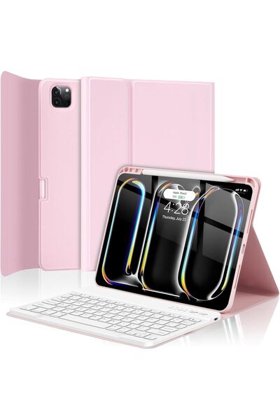 HYX iPad Pro 11-inch (M4) 2024 Keyboard Case (Pink)